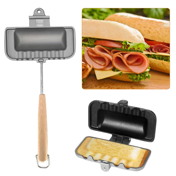 Double-Sided Sandwich Pan Non-Stick Foldable