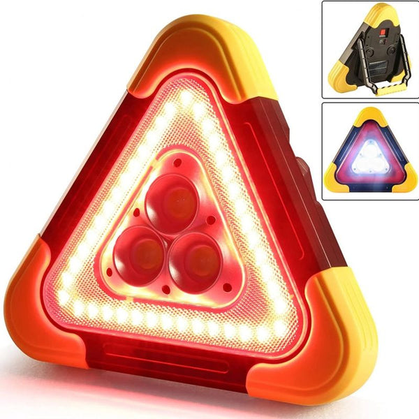 2-IN-1 Solar Emergency Triangular Roadside